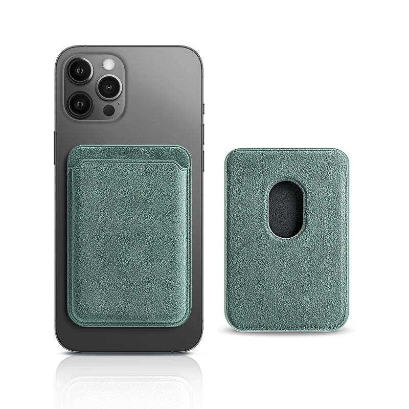 PREMIUM IPHONE WALLET | Alcantara | MagSafe | Racing | High-quality Italian Alcantara |