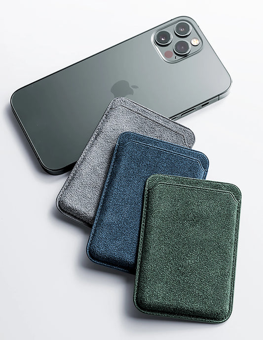 PREMIUM IPHONE WALLET | Alcantara | MagSafe | Racing | High-quality Italian Alcantara |