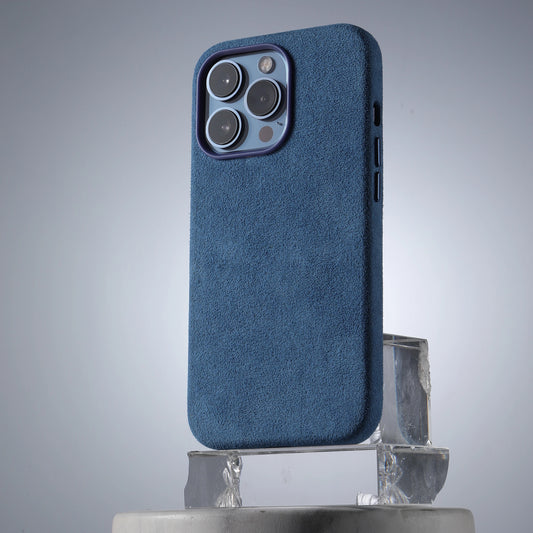 Premium IPHONE 15-16 SERIES | Customizable Alcantara | Cover | MagSafe | Racing | High-quality Italian Alcantara | IPhone Pro | Pro Max |